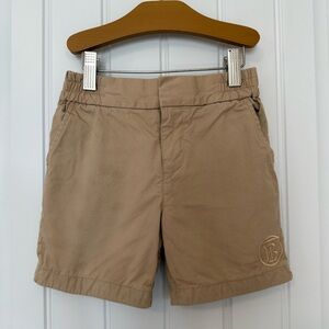 Burberry Boy's Leonard TB Embroidered Chino Shorts